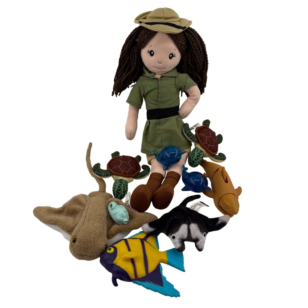 Marine Biologist Ocean Rescue Plush Play Set (8-Piece Lot)